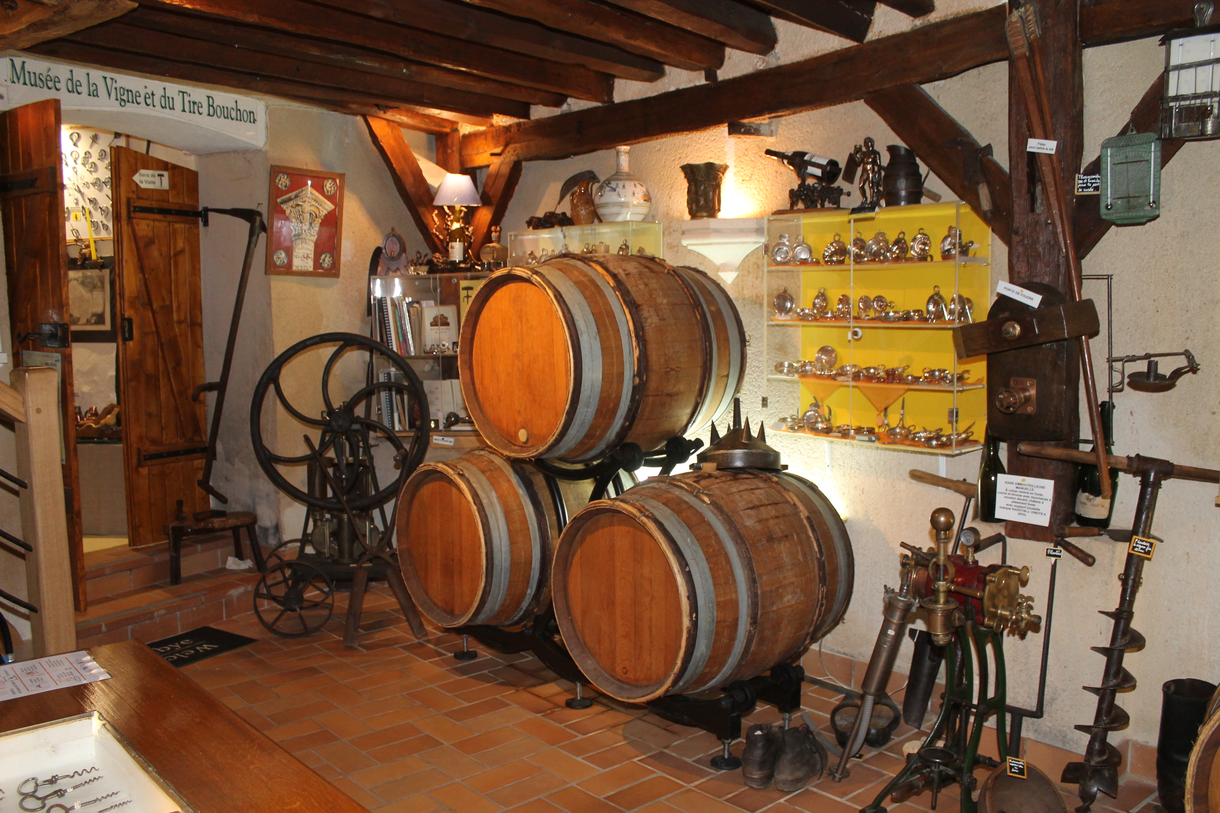 Visite du musée de la Vigne et du Tire-bouchon