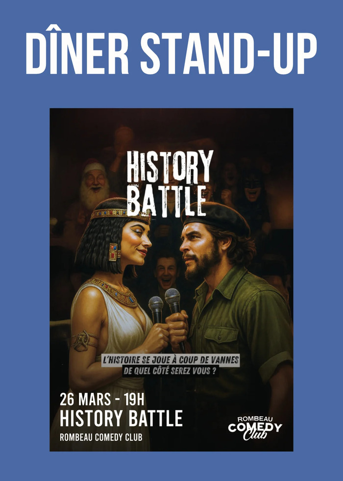 Dîner Stand-Up – History Battle