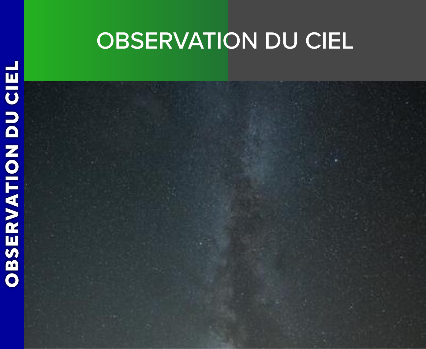 ALPES AZUR MERCANTOUR - Initiation à l'astronomie
