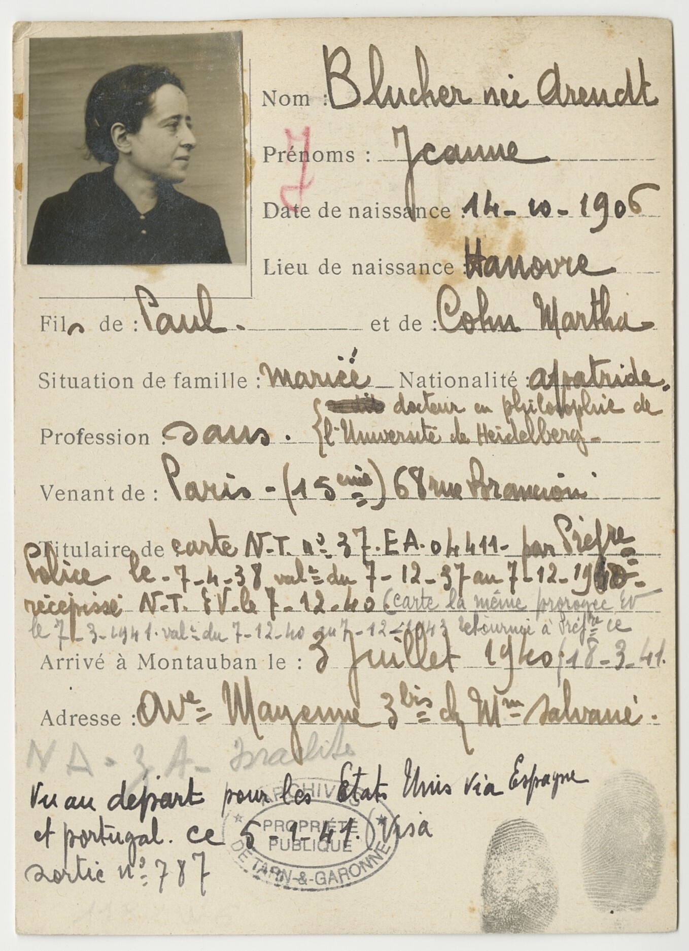 Identité et portrait