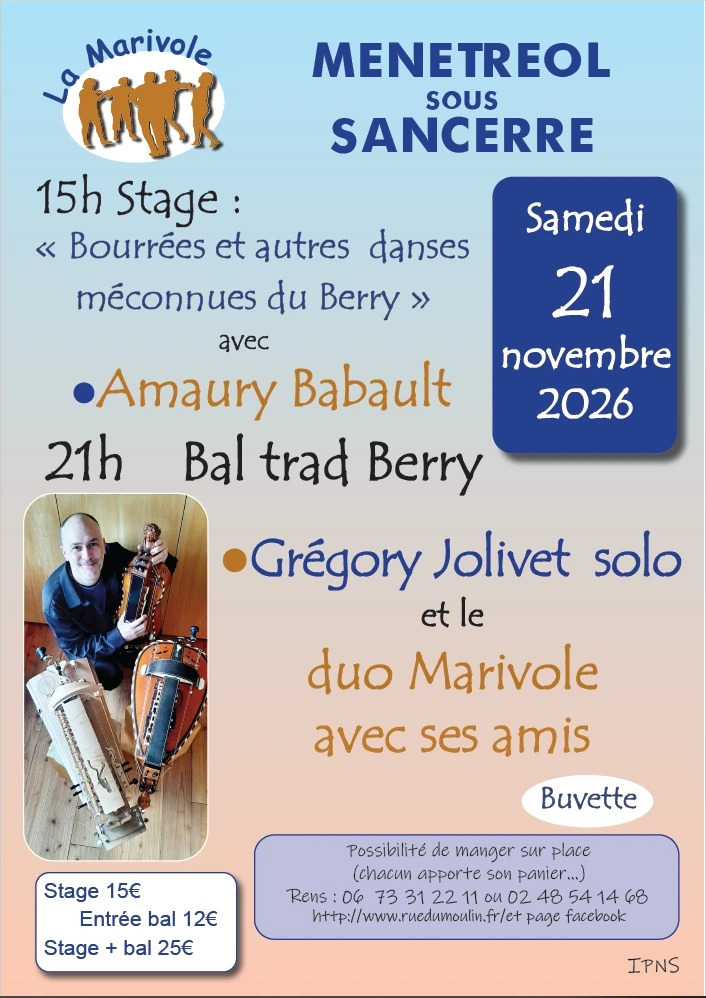 stage et bal du 21 novembre