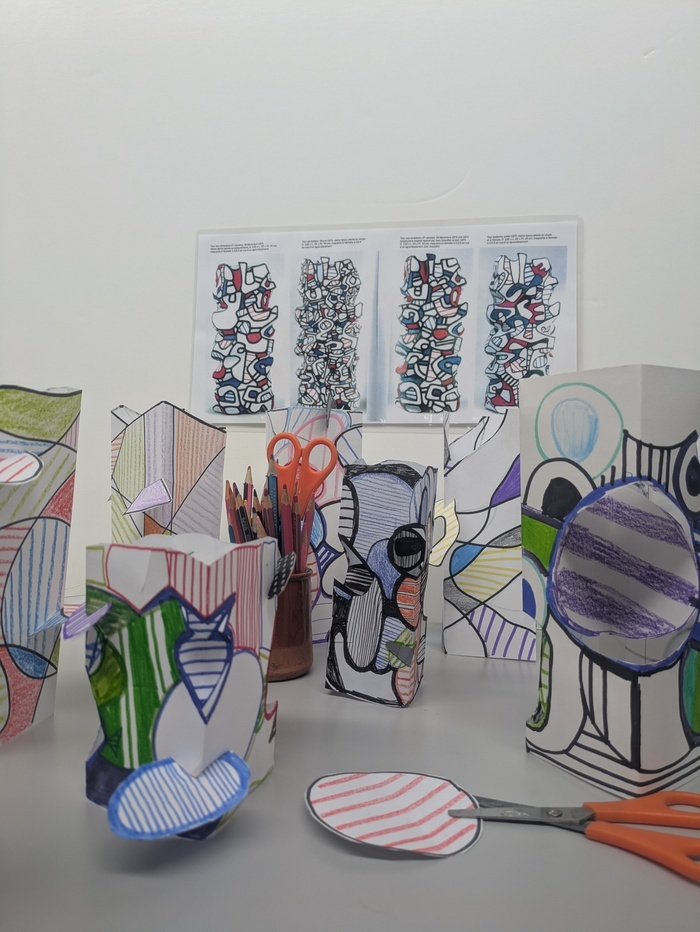 Dans le cadre de l'exposition "Jean Dubuffet et la Tour aux figures, une aventure monumentale", le musée propose des ateliers créatifs pour les enfants de 8 à 12 ans.