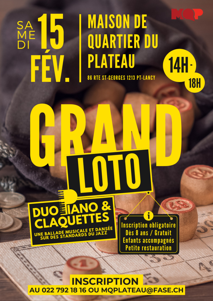 Grand loto de la maison de quartier du Plateau