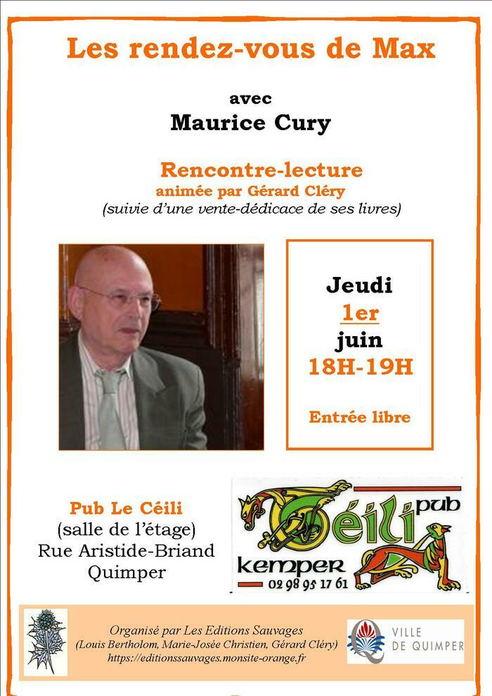 Rencontre-lecture avec Maurice Cury