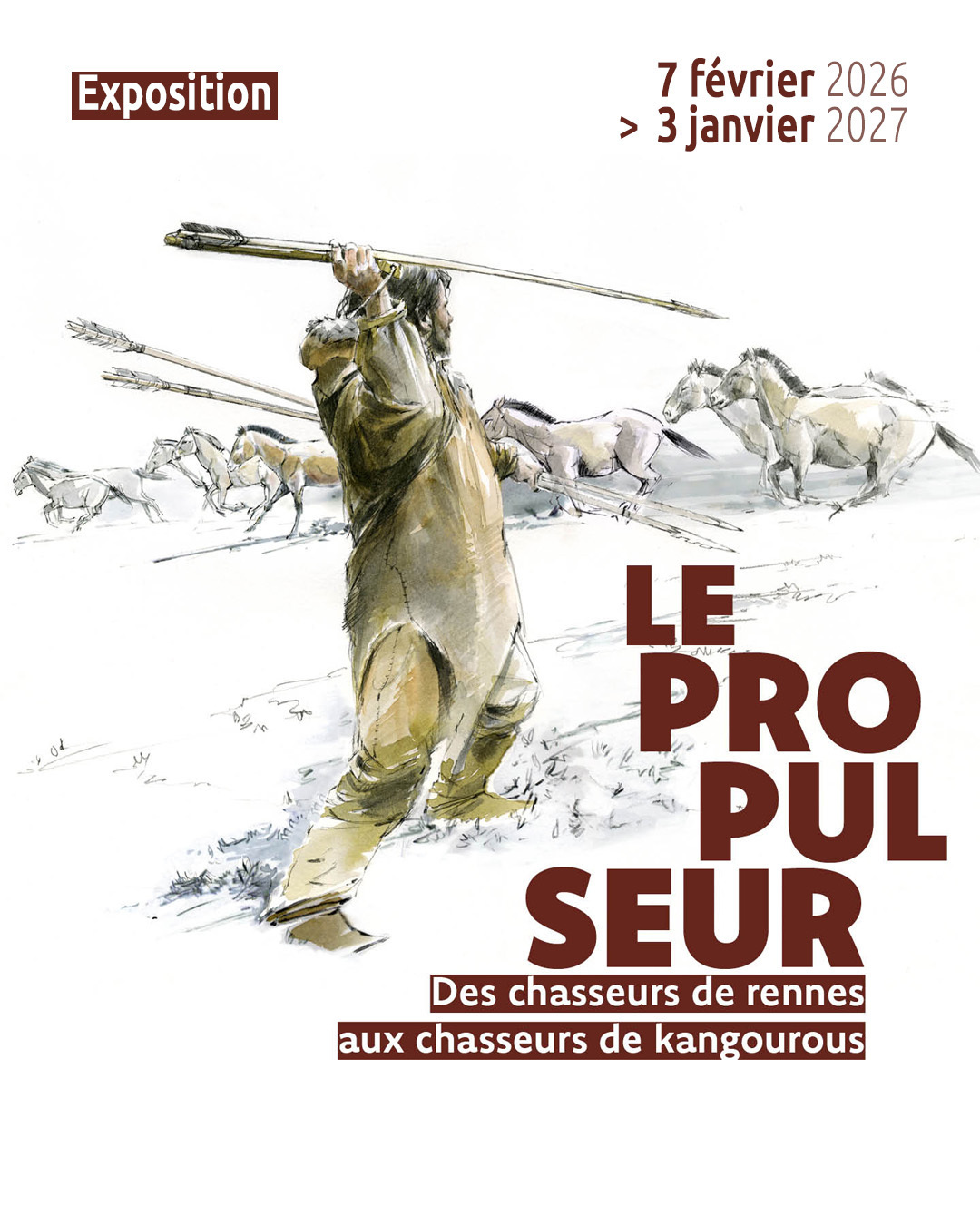 Exposition : Le propulseur, des chasseurs de rennes aux chasseurs de kangourous