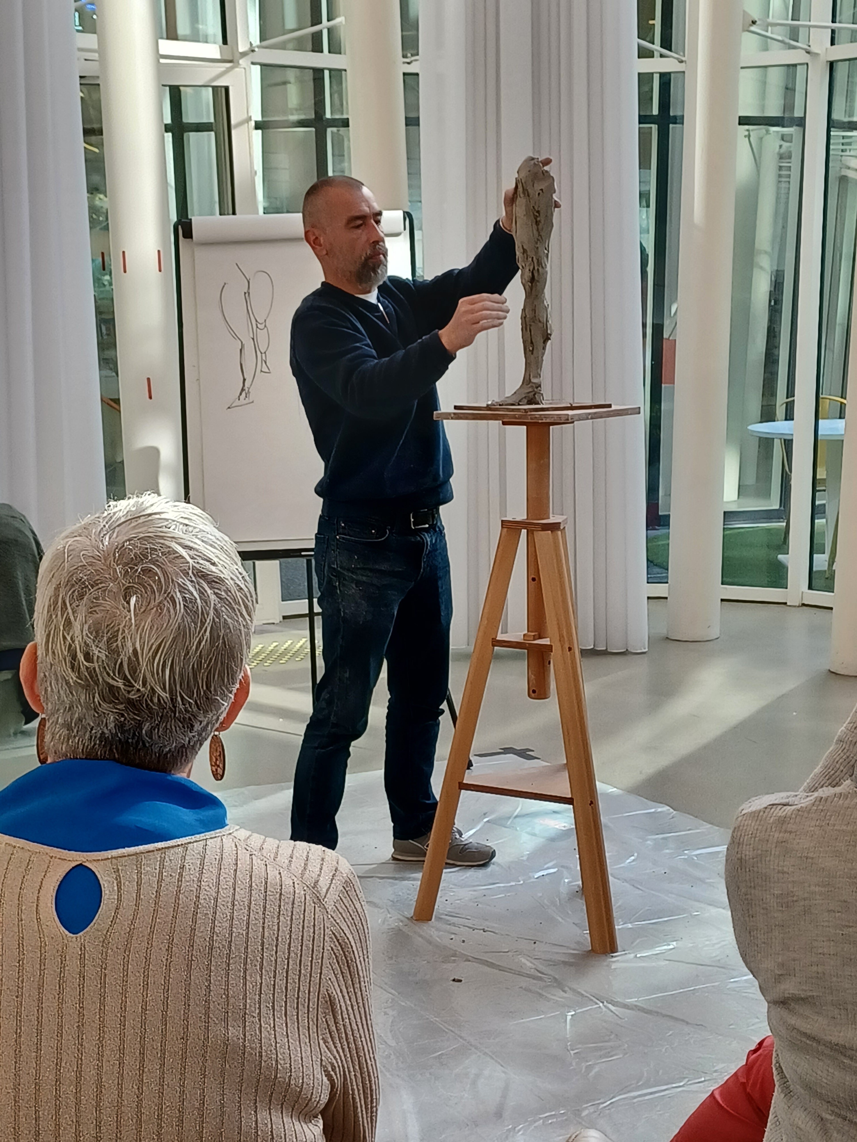 Masterclass de modelage par le sculpteur Christophe Charbonnel