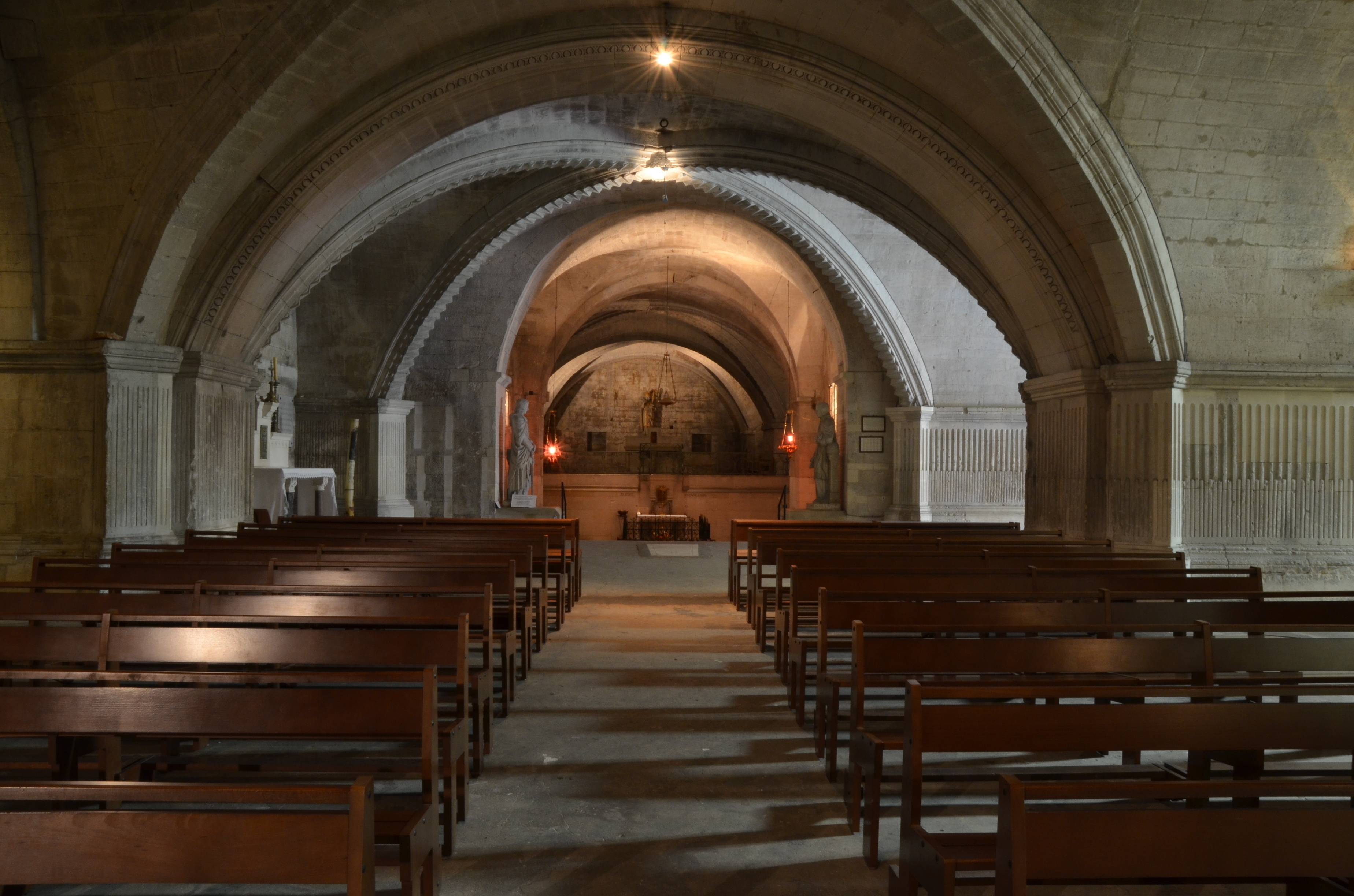 Visite flash de la crypte de l'abbatiale