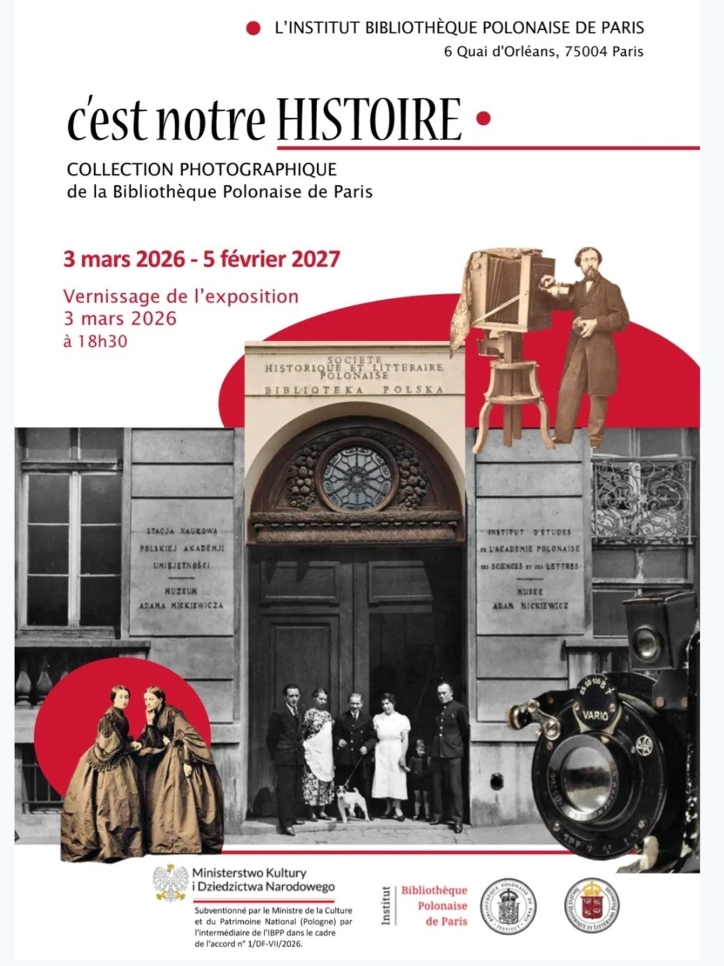 « C'est notre histoire » : collection photographique de la Bibliothèque Polonaise de Paris