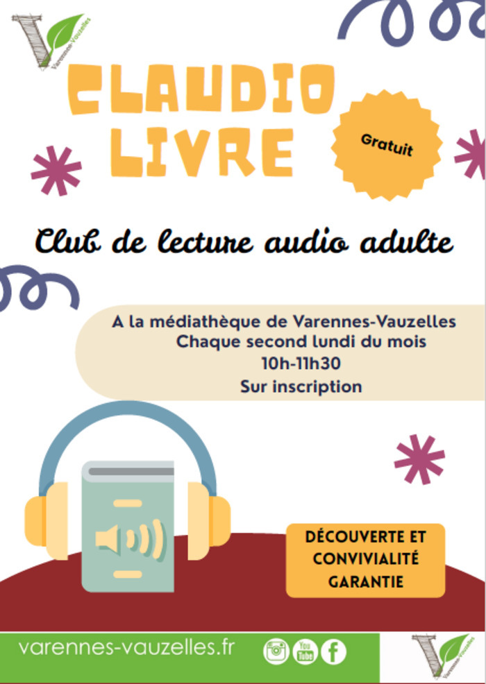 Le Claudio livre – Club de lecture audio 📚🎧